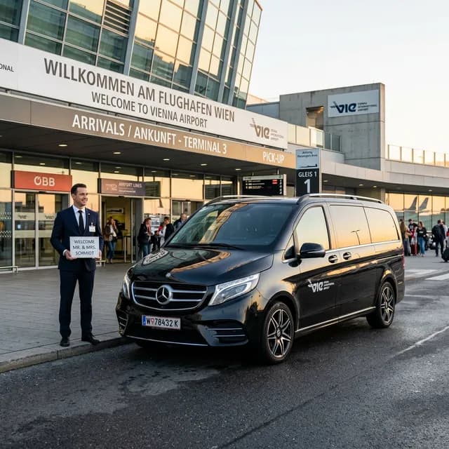 Vienna Airport Taxi at Fixed Price